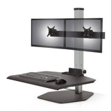 Innovative Winston Workstation Dual Monitor Adjustable Standing Desk Converter - 18089