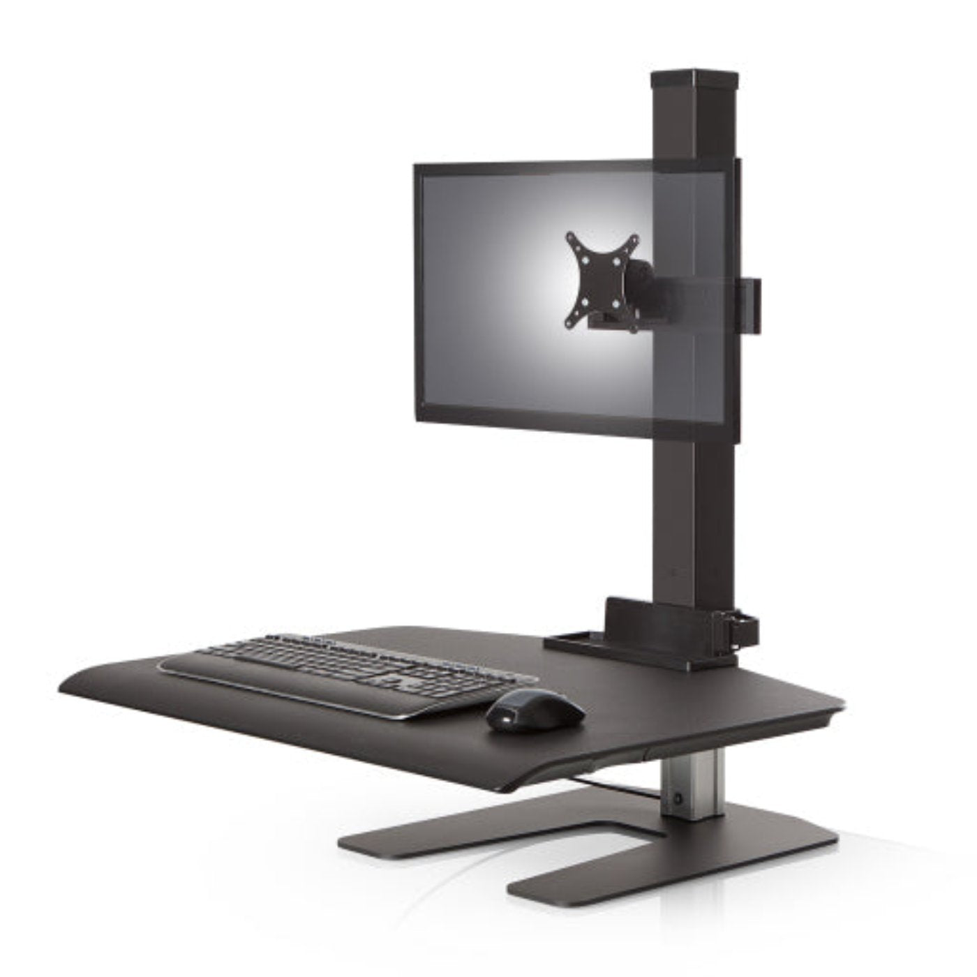 Innovative Winston Workstation Single Monitor Adjustable Standing Desk Converter - 18088