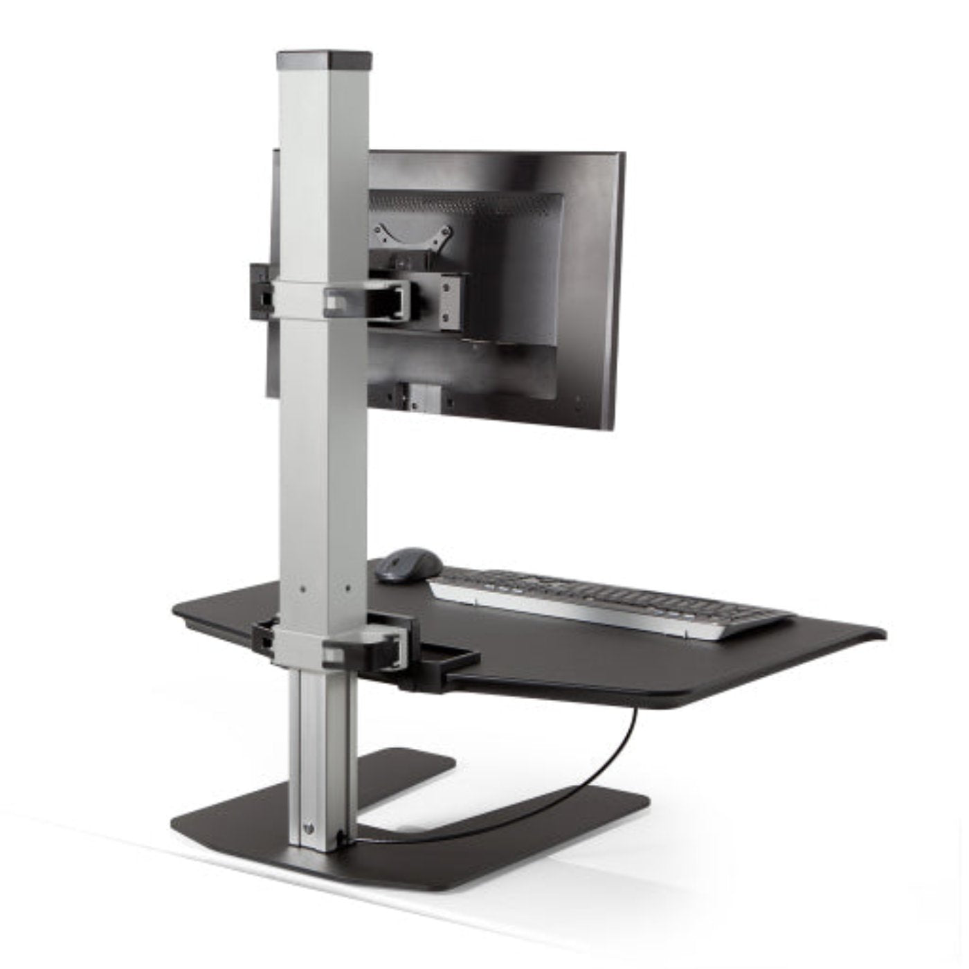 Innovative Winston Workstation Single Monitor Adjustable Standing Desk Converter - 18088