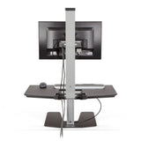 Innovative Winston Workstation Single Monitor Adjustable Standing Desk Converter - 18088