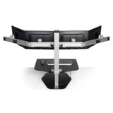 Innovative Winston Workstation Quad Monitor Adjustable Standing Desk Converter