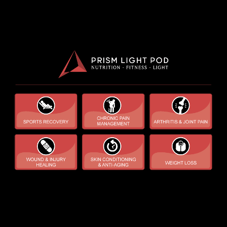 Prism Light Pod Full-Body Red Light Therapy Bed
