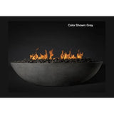 Slick Rock Concrete 60" Oasis Oval Fire Bowl with Match Ignition  - KOF60MNG