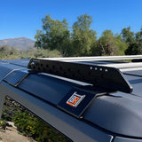 BadAss Tents Ford 2021-22 NEW Bronco - 4 Door Short Roof Rack w/ Black Cross Bars-V2 - 1401-0403