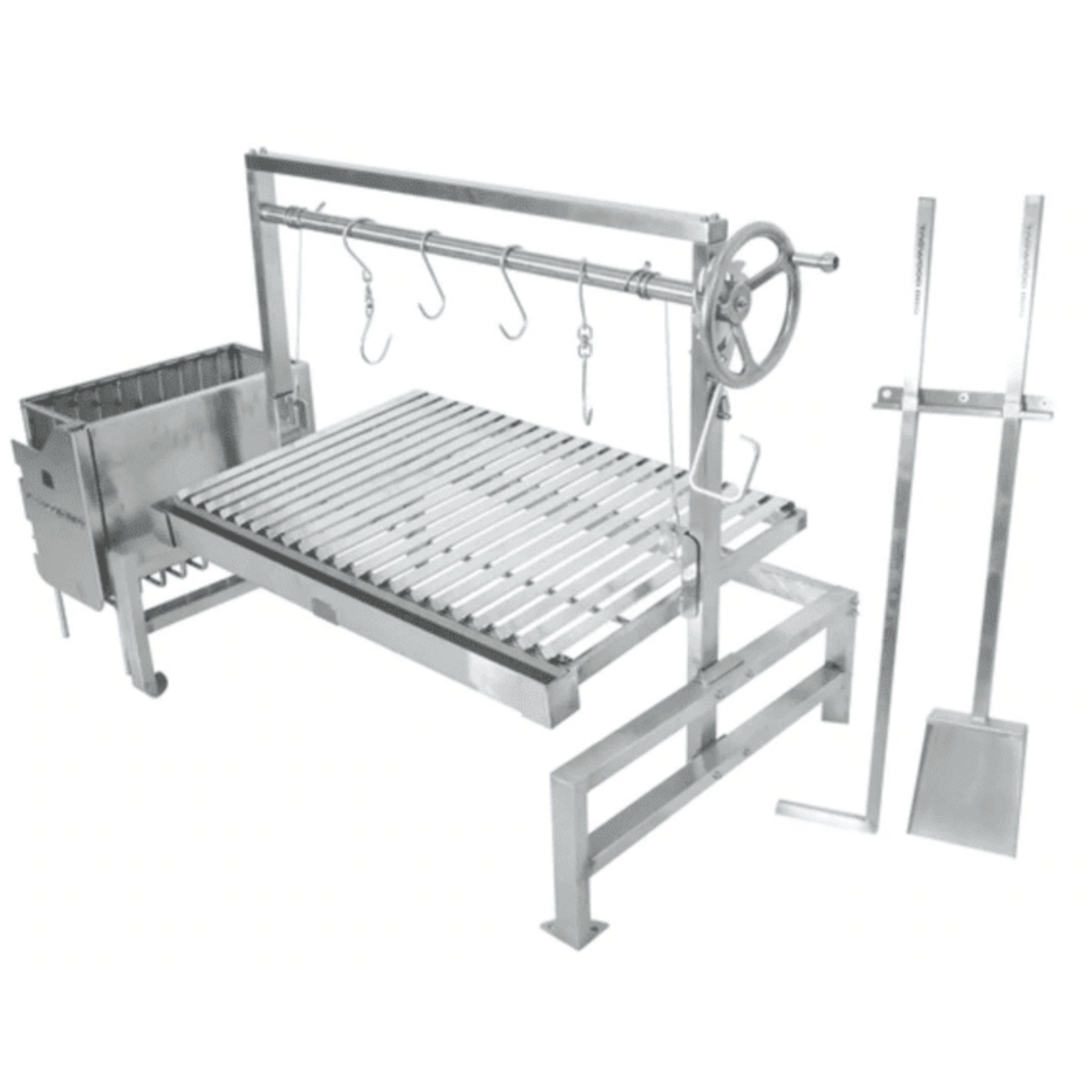 Tagwood BBQ 09 SS Built-In Insert Santa Maria Argentine Grill - BBQ09SS