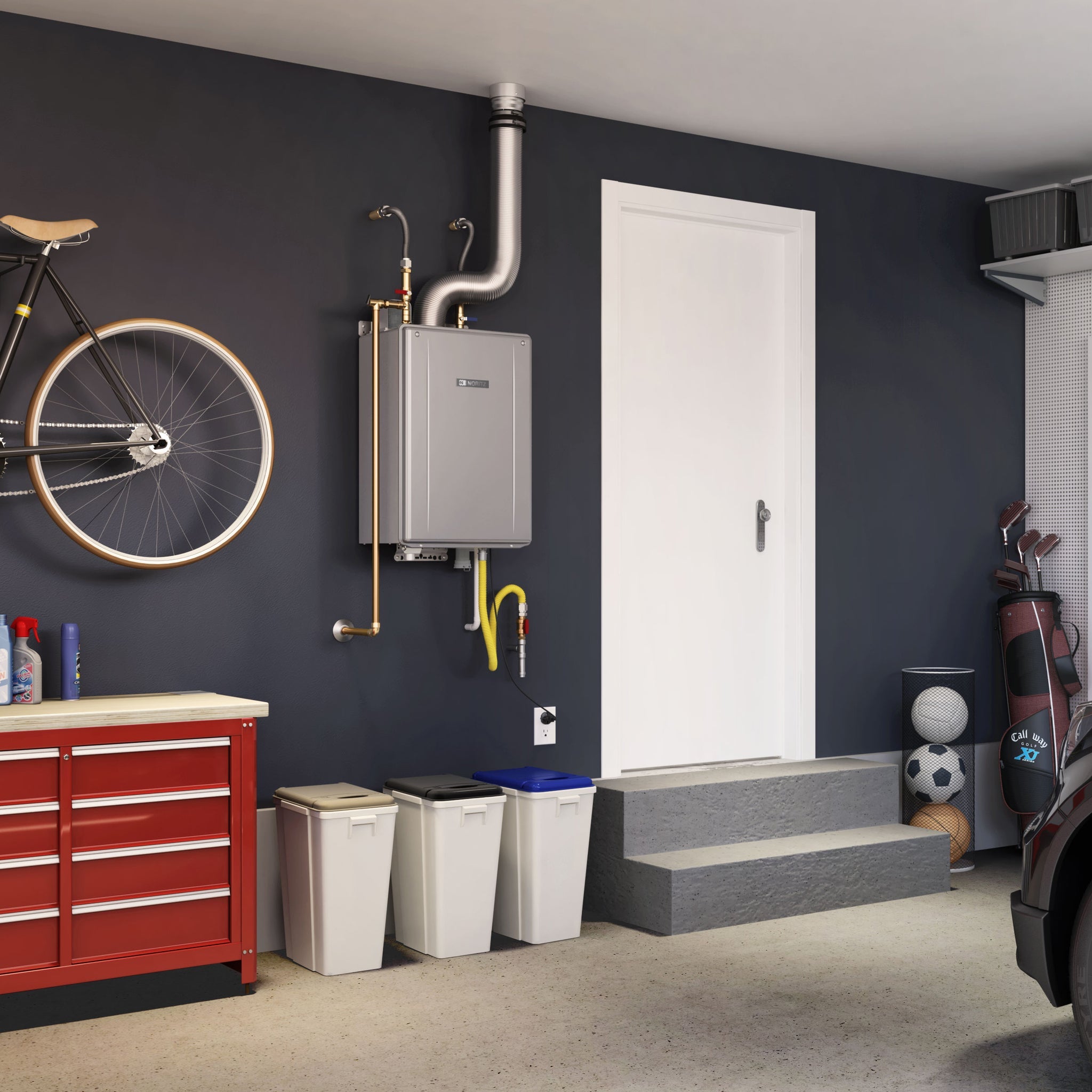 Noritz EZ111DV 199,900 BTU Tankless Water Heater - HCNAC1004-NG