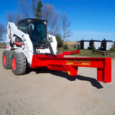 TM Manufacturing Heavy-Duty Skid Steer Log Splitter Attachment - 30-HD