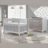 Tulip - Metro Convertible Crib and 3 Drawer Dresser XL - TU2506