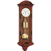 Kieninger Chesterfield Cable Regulator Wall Clock, Westminster Chime, Mahogany - WR 2542-31-01