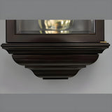 Kieninger PAGODA Wall Clock Regulator, Spring-Wind Wall, Westminster Chime, Walnut - SW 2702-23-01