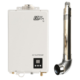 EZ Tankless Indoor Supreme on Demand 8.2 GPM 165000 BTU Liquid Propane Tankless Water Heater with Direct Vent Flue Pipe Kit New EZSUPLPG