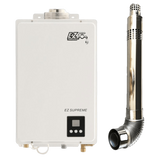EZ Tankless Indoor Supreme on Demand 8.2 GPM 165000 BTU Liquid Propane Tankless Water Heater with Direct Vent Flue Pipe Kit New EZSUPLPG