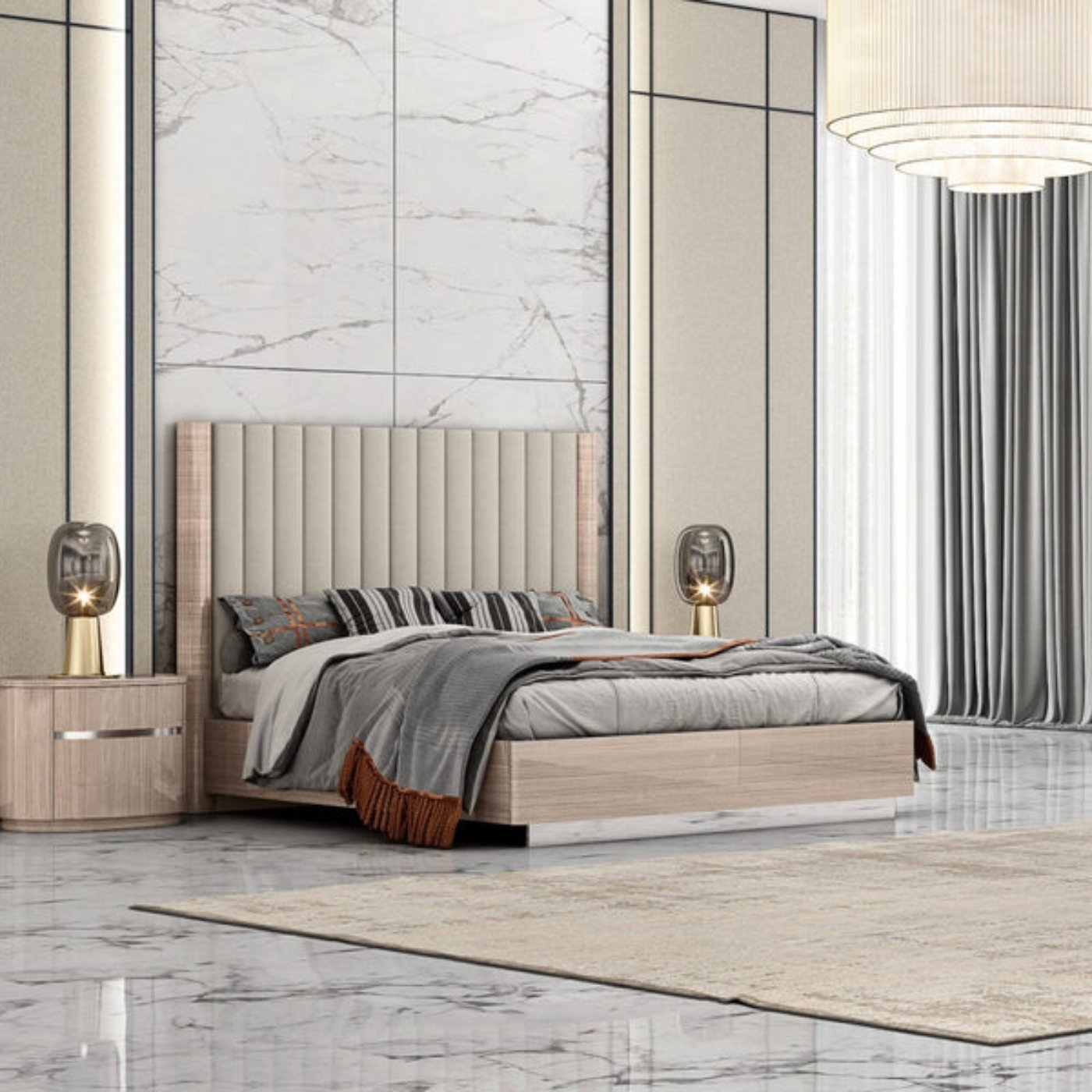 Whiteline Mods Waves Bed Full - BF1753-BEI/BEI