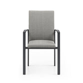 Whiteline Modern Living Doris Outdoor Dining Armchair - DAC1836-GRY