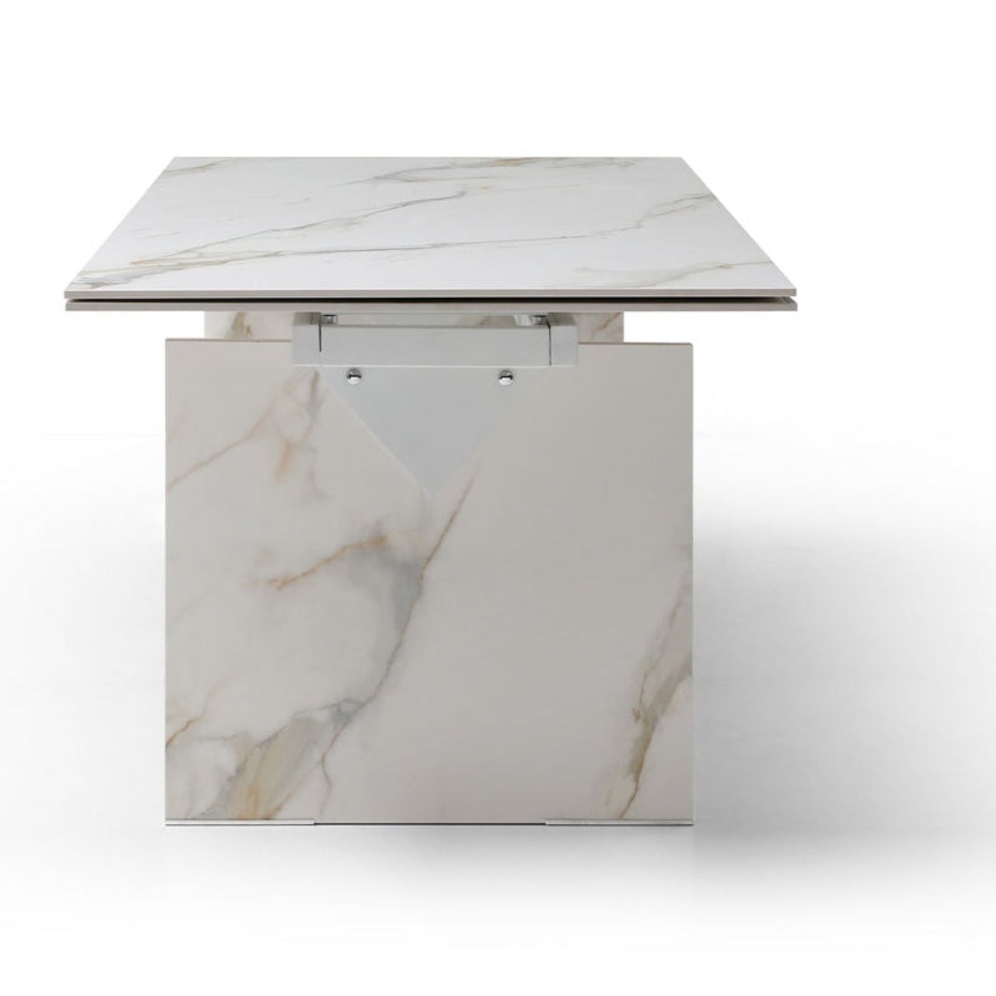 Whiteline Modern Living Georgia Extendable Dining Table - DT1930-WHT