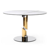 Whiteline Modern Living Gloria Round Dining Table - DT1935