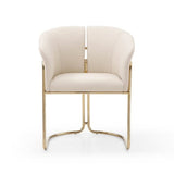 Whiteline Modern Living Jolie Dining Armchair - DAC1923-BEI