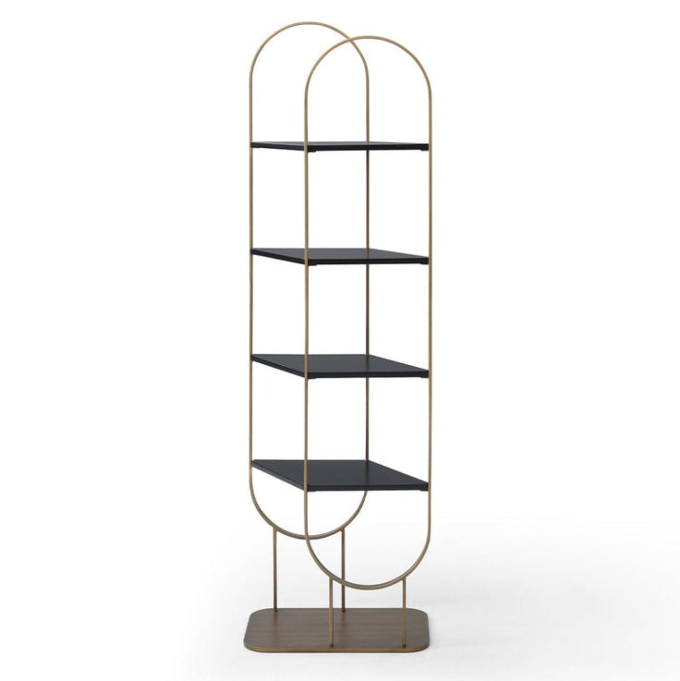 Whiteline Modern Living Koda Oval Bookshelf - DI1936