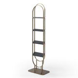 Whiteline Modern Living Koda Oval Bookshelf - DI1936