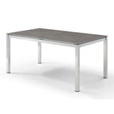 Whiteline Modern Living Paola Outdoor Dining Table - DT1924-LGRY