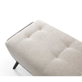 Whiteline Modern Living Teddy Bench in Beige Color - BN1846