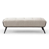 Whiteline Modern Living Teddy Bench in Beige Color - BN1846