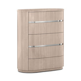 Whiteline Modern Living Waves Chest of Drawers - CD1753-BEI