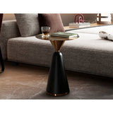 Whiteline Modern Living Zora Side Table - ST1897-BRZ