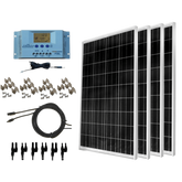 WindyNation 400 Watt Solar Panel Kit With LCD Charge Controller New - SOK-400WP-P30L