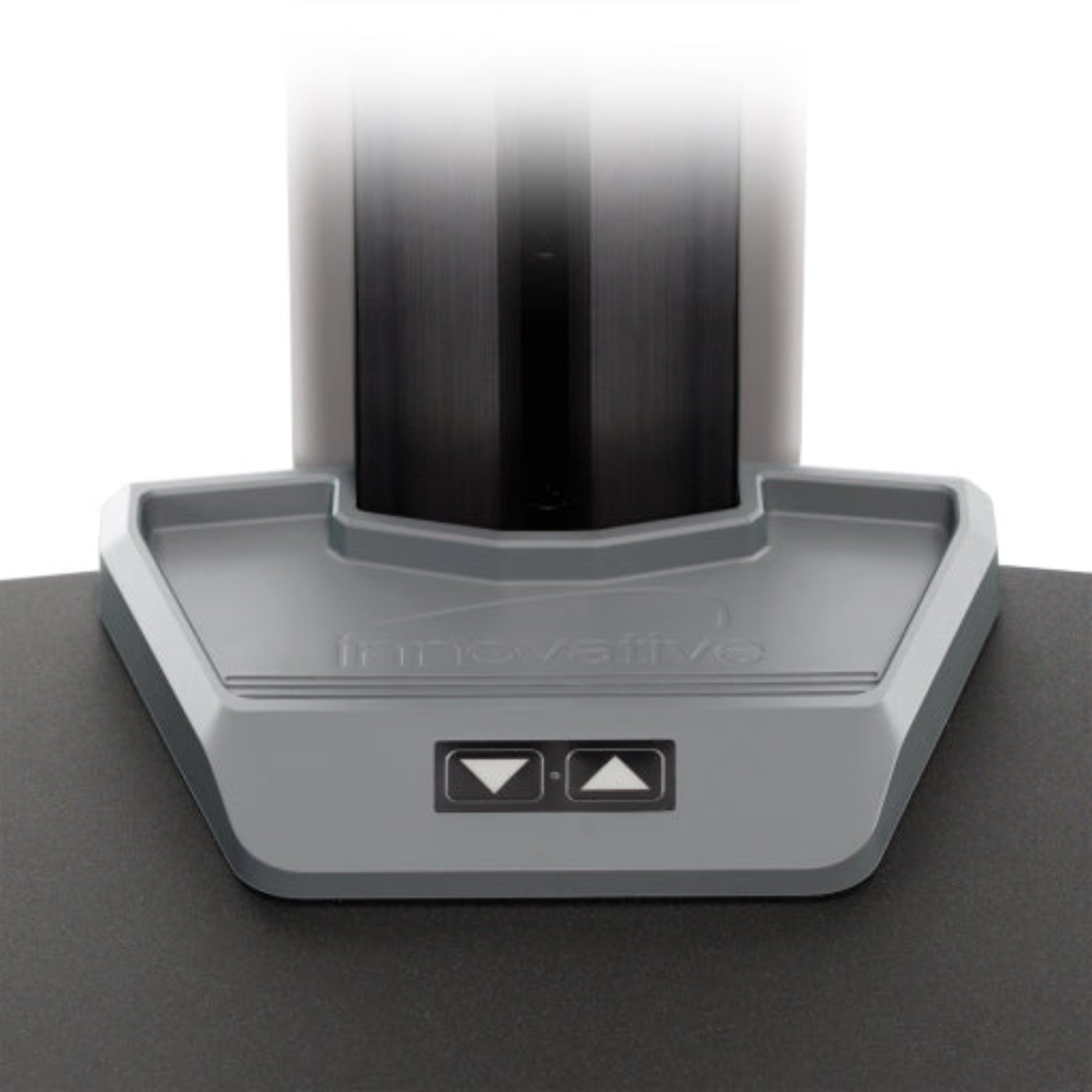 Innovative Winston-E Workstation Electric Dual Monitor Standing Desk Converter