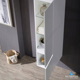 Blossom Monaco 15 Inch Wall Hung Linen Cabinet - V8000 15 01 - Backyard Provider