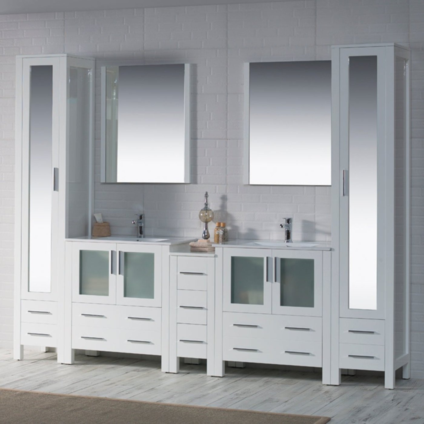 Blossom Sydney 102 Inch Bathroom Vanity - V8001 102 01 - Backyard Provider