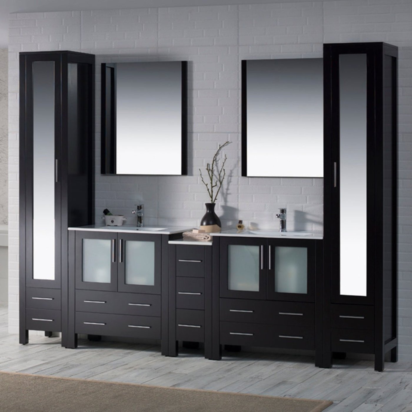 Blossom Sydney 102 Inch Bathroom Vanity - V8001 102 01 - Backyard Provider