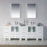 Blossom Sydney 84 Inch Bathroom Vanity with Side Cabinet - V8001 84S 01 - Backyard Provider