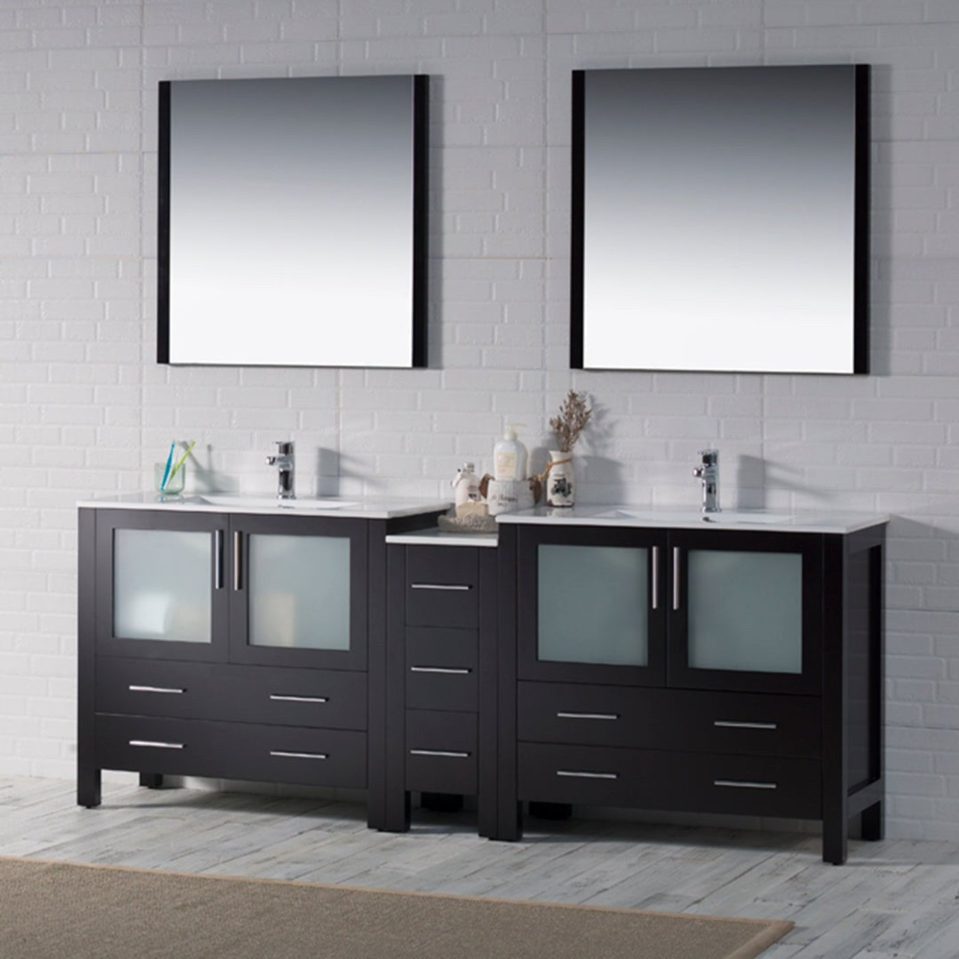 Blossom Sydney 84 Inch Bathroom Vanity - V8001 84 01 - Backyard Provider