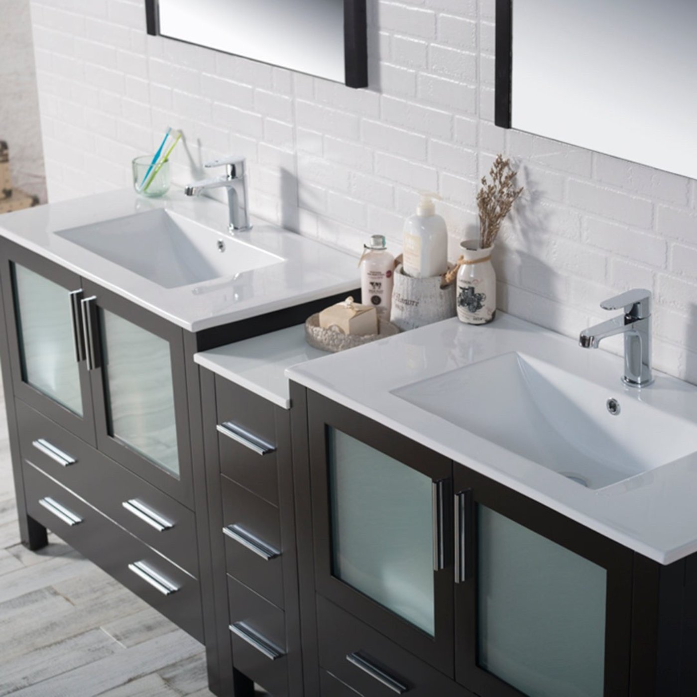 Blossom Sydney 84 Inch Bathroom Vanity - V8001 84 01 - Backyard Provider