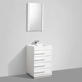 Blossom Barcelona 30 Inch Bathroom Vanity - V8005 30 01 - Backyard Provider