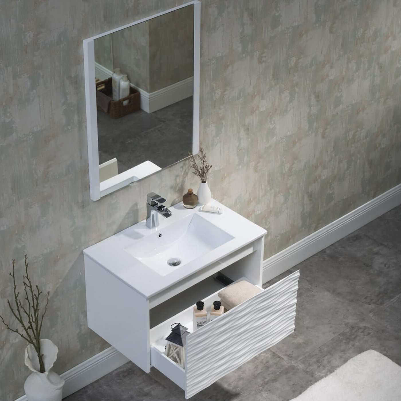 Blossom Paris 30 Inch Bathroom Vanity - V8008 30 01 - Backyard Provider