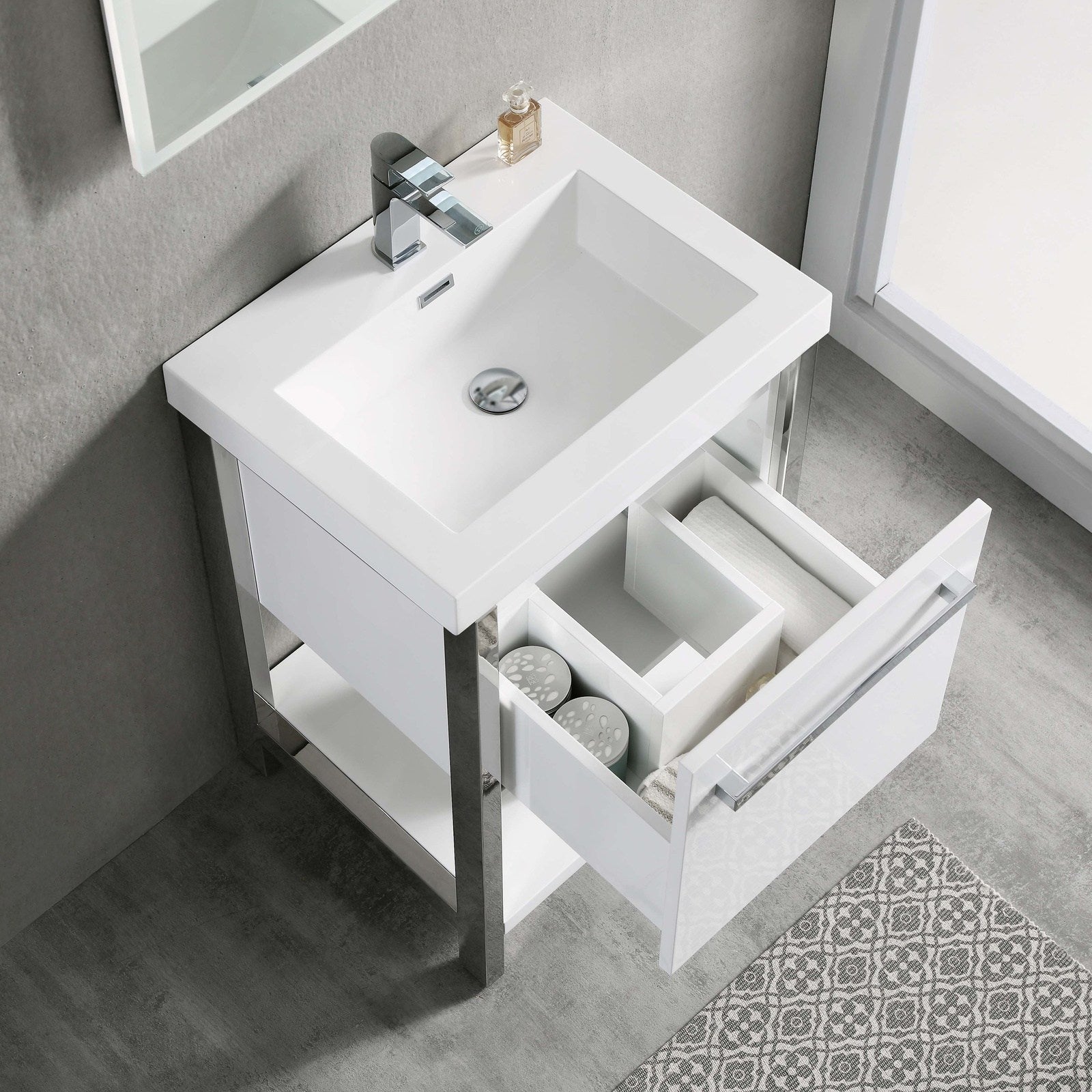 Blossom Riga 20 Inch Bathroom Vanity - V8022 20 01 - Backyard Provider