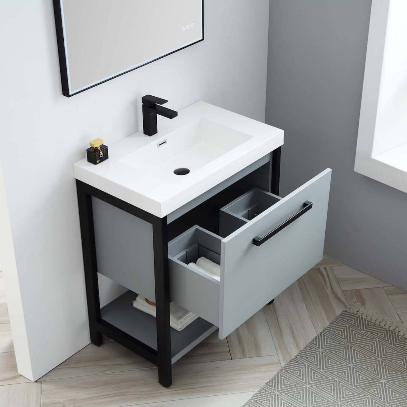 Blossom Riga 30 Inch Bathroom Vanity - V8022 30 01 - Backyard Provider