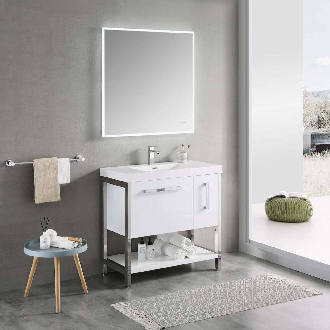 Blossom Riga 36 Inch Bathroom Vanity - V8022 36 01 - Backyard Provider