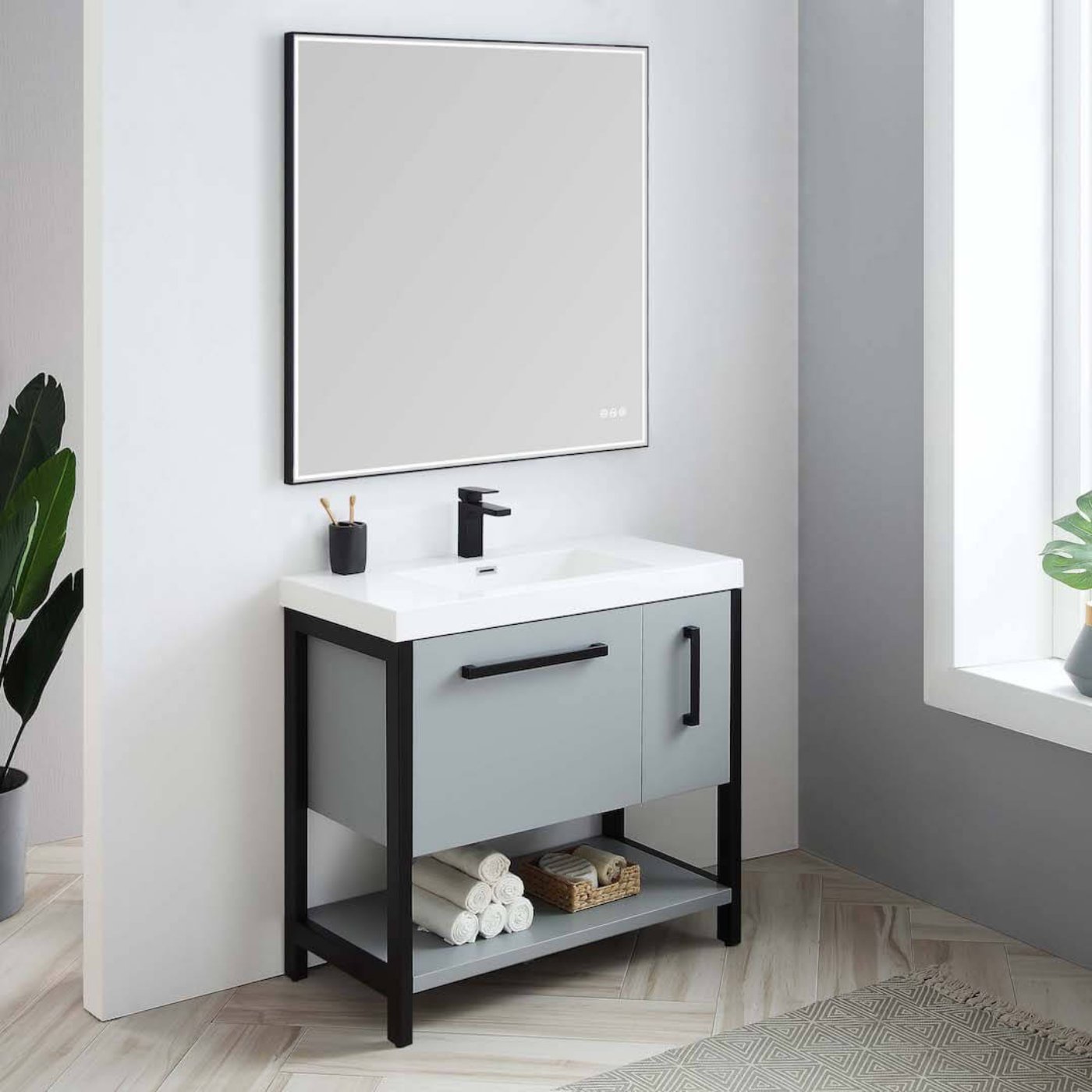 Blossom Riga 36 Inch Bathroom Vanity - V8022 36 01 - Backyard Provider