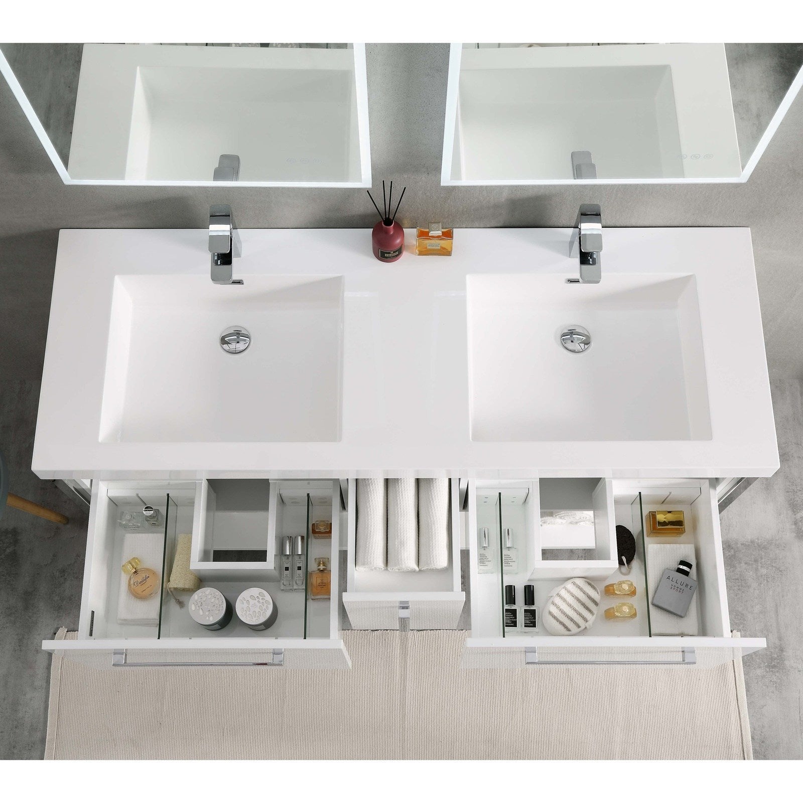 Blossom Riga 60 Inch Bathroom Vanity - V8022 60 01 - Backyard Provider