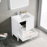 Blossom Lyon 30 Inch Bathroom Vanity - V8023 30 01 - Backyard Provider