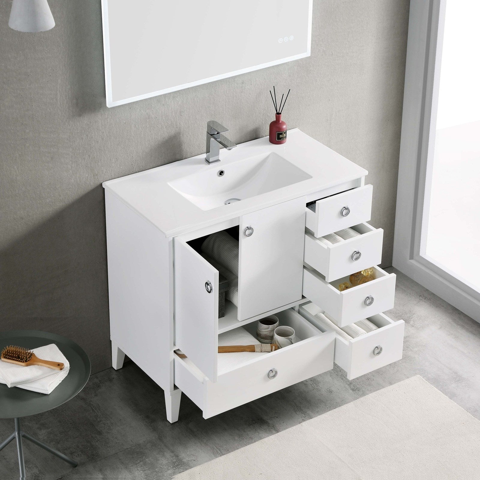 Blossom Lyon 36 Inch Bathroom Vanity - V8023 36 01 - Backyard Provider