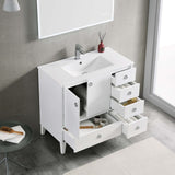 Blossom Lyon 36 Inch Bathroom Vanity - V8023 36 01 - Backyard Provider
