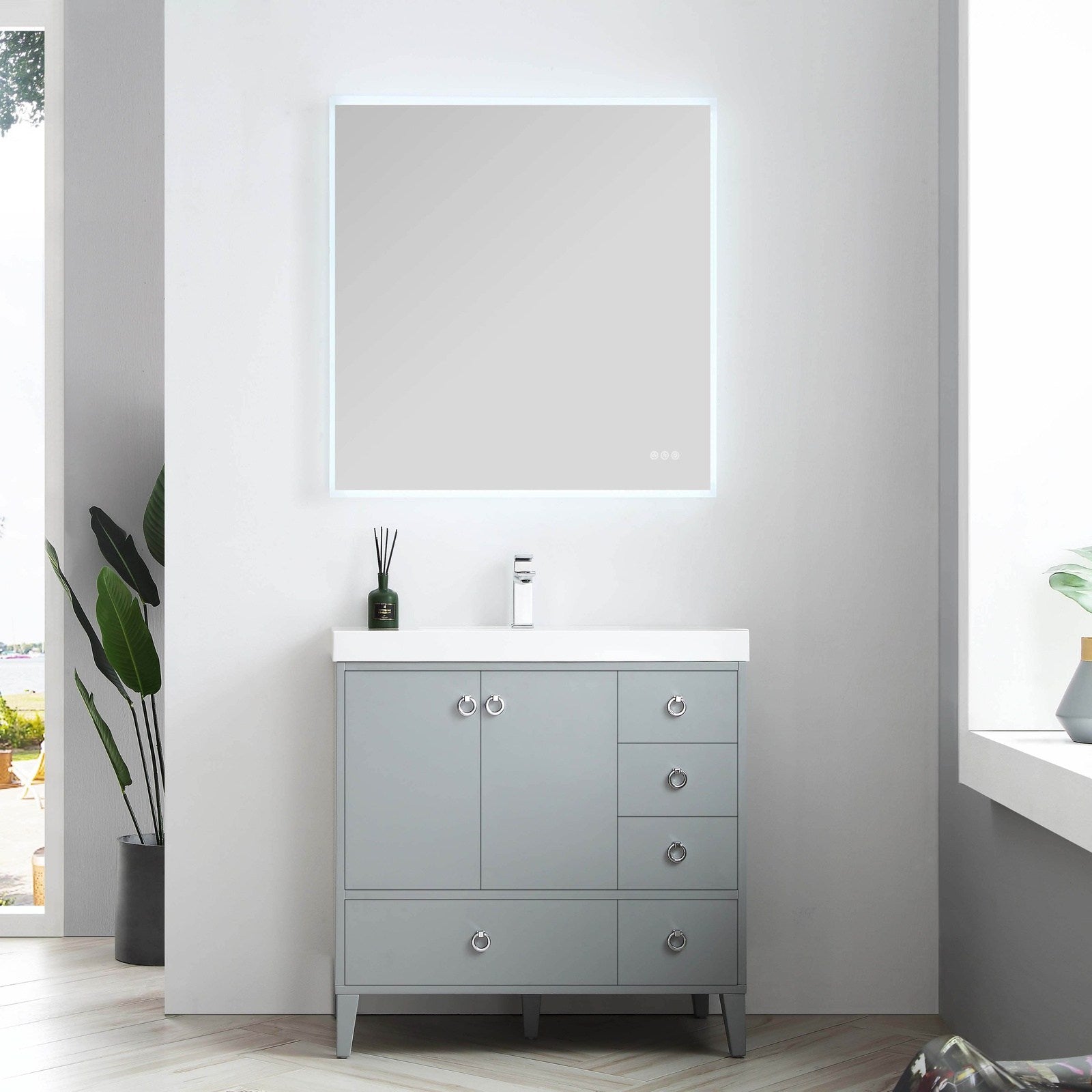 Blossom Lyon 36 Inch Bathroom Vanity - V8023 36 01 - Backyard Provider