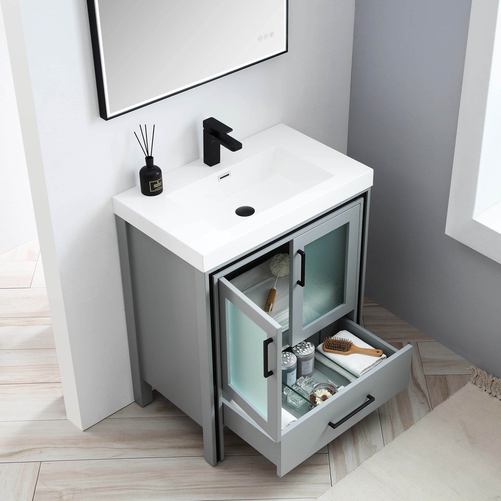 Blossom Birmingham 30 Inch Bathroom Vanity - V8024 30 01 - Backyard Provider