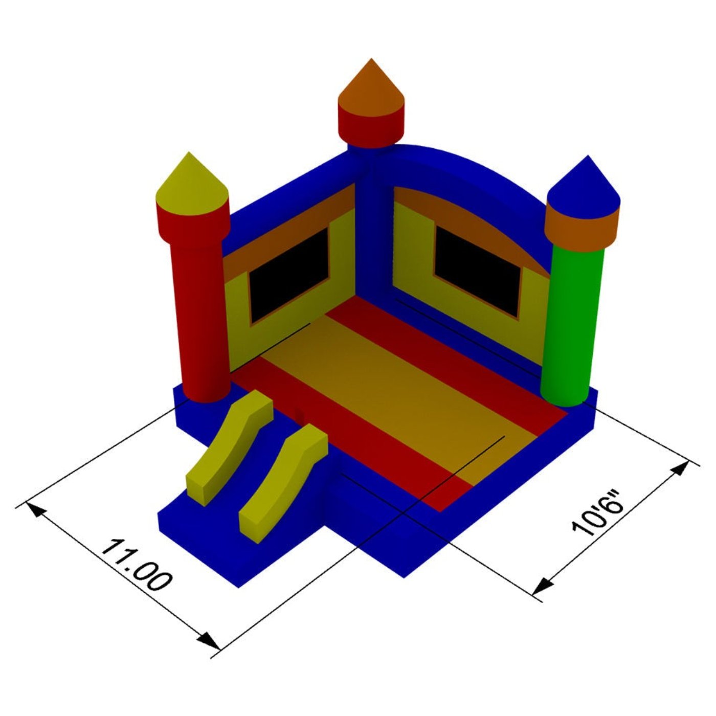 Commercial Castle Bounce House by Cloud 9 - Backyard Provider