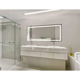 Krugg Icon 60" X 30" LED Bathroom Mirror with Dimmer & Defogger Large Lighted Vanity Mirror ICON6030 - Backyard Provider